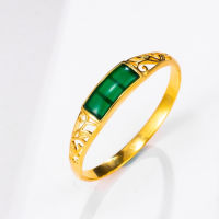 Womens Hollow Sand Gold Gold Bracelet Retro Style Jade Bracelet Set With Pure Natural Jade Bracelet Ring