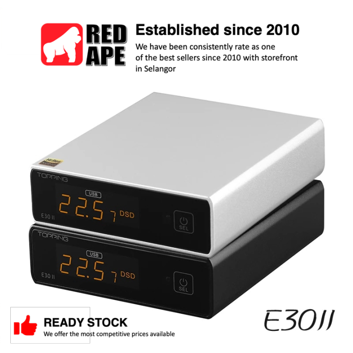 Topping E30 II or E30 II Lite (2022) HiFi DAC AK4493S Mini Home Stereo Audio Desktop Decoder USB