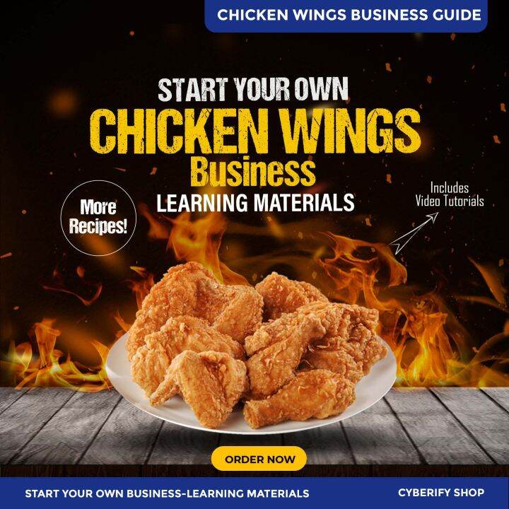 Chicken Wings Business Learning Materials Lazada PH