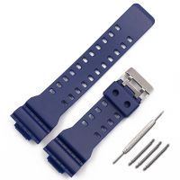 16mm Watch Strap for Casio G-Shock Sports Band for Casio Smart Watch Resin Watch Band for GA-110GB GA-100 GD120 GA-700 【BYUE】