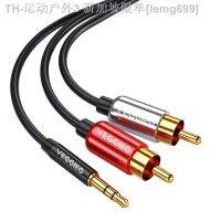 【CW】⊙✧♕  Audio Cable Jack 3.5 to 2 3.5mm 2RCA Male Splitter Aux for TV Amplifiers DVD Wire