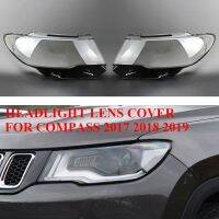 Car Headlight Lens Cover Transparent Head Light Lamp Shell for Jeep Compass 2017 2018 2019