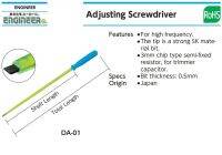 ENGINEER Japan ไขควง ไขควงปรับจูน ไขควงแบน ไขควงจูน ไขควงญี่ปุ่น รุ่น DA-01 DA-02 Adjusting Screwdriver