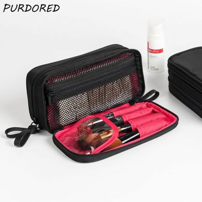 【ง่าย】 PURDORED 1 Pc 2 Layers Women Cosmetic Bag Large Makeup Bag Large Travel Makeup Storage Organizer Beauty Case Toiletry Kit