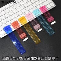 Transparent rubber chain male substitute GA-110 black gold GD-120 resin silicone watch strap