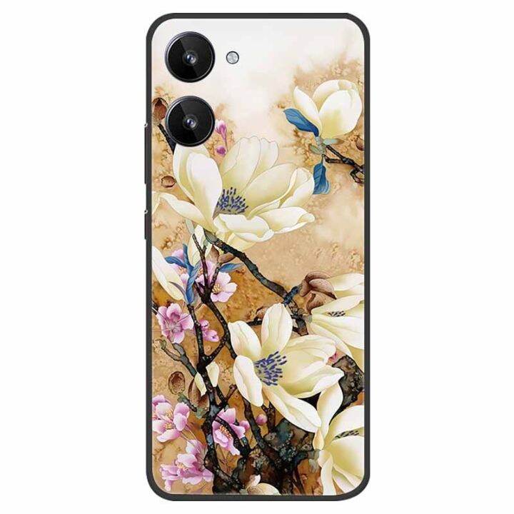 for-realme-c33-case-c-33-rmx3624-case-fashion-soft-tpu-silicone-phone-case-for-realme-c33-4g-back-cover-funda-coque-6-5-painted-electrical-connectors