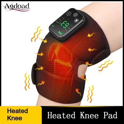 Electric Knee Massager USB Heating Vibration Infrared Hot Compress Therapy Elbow Shoulder Knee Massage Pad For Joint Pain Relief