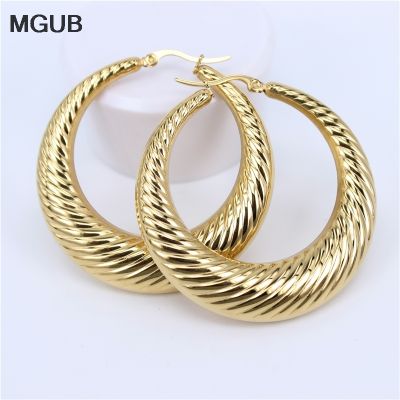 【YP】 2022 New design Gold Color classic  Hoop Earrings Fashion Round diameter 23-48mm SL422