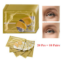 20Pcs=10Pairs Beauty Gold Crystal Collagen Eye Eye Patch For Eyes Acne Korean Collagen Skin Care