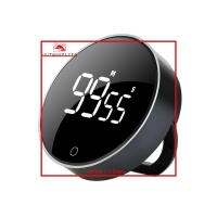 [Arrive 1-3 Days]LED Digital Shower Study Stopwatch USB Rechargeable Magnetic Cooking Remind Alarm Clock 3-Level Volume Back Bracket Design Kitchen Tools