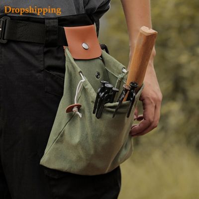 hot！【DT】❡✻♈  Foraging  Canvas Bushcraft Storage Looping Around Belts Camping Hiking