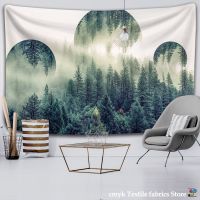Cloud Forest Wall Tapestry Home Decorations Wall Hanging Forest Starry Night Tapestries For Living Room Bedroom