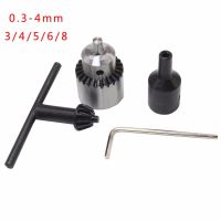 New Electric Drill Chucks Mount JTO Taper Cap 0.3-4mm fit Lathe PCB Mini Drill Press for 6mm Motor Shaft Shank Rotary Tools