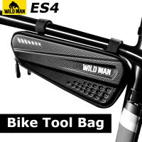 WILD MAN Rainproof Bicycle Top Tube Bag 6.5" Touch Screen Phone Case Bike Saddle Bag Cycling Triangle Tools Bag Mtb Accessories