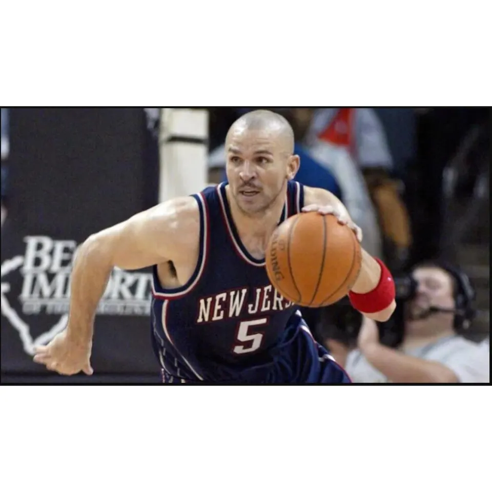 New Jersey Nets #5 Jason Kidd Blue 2006-07 Hardwood Classics