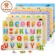 [BW] Kids Early Learning Wooden Puzzle Board Montessori Wooden Jigsaw Puzzle