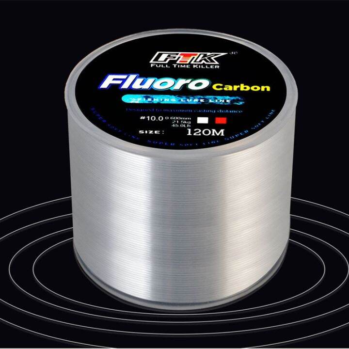 ftk-120m-invisible-fishing-line-speckle-fluorocarbon-coating-fishing-line-super-strong-wear-resistant-line-fishing-main-line