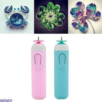 Electric Origami Paper Quilling Tool DIY Handmade Roll Paper Slotted Needle  Tool Paper Craft Paper Quilling Pen