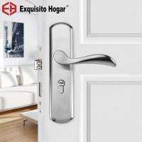 Stainless Steel Indoor Bedroom Room Door Handle Lock General Type Simple Silent Large Solid Wood Steel Door Lock