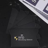 SHENGHAN 5ชิ้น RFID ป้องกันการโจรกรรมสำหรับแขนผู้ถือบัตรปิดกั้นบัตรเครดิต