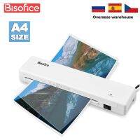 F9021 Bisofice เครื่องเคลือบบัตรตั้งโต๊ะขนาด A4เคลือบร้อนความกว้าง2ระบบลูกกลิ้ง230มม. การอุ่นเครื่องอย่างรวดเร็วสำหรับโรงเรียนโฮมออฟฟิศ