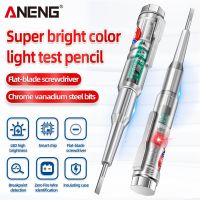 24-250V Tester Electric Induced Electric Screwdriver Probe with Indicator Light Sound and Light Alarm Test Pen