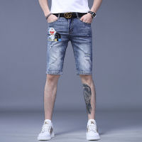 【Ready Stock】2023 New Men Doraemon Pattern Jeans Pant Simple Fashion Comfortable Jeans Brand Pants Stretchable Straight Pants GCW