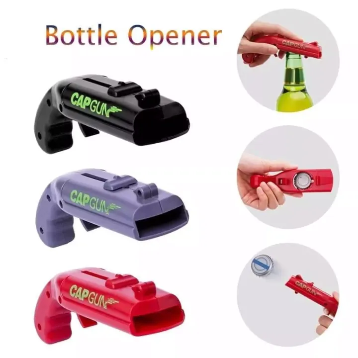 HB1 Capgun Beer Bottle Opener Creative Pistol Wine Gift Bottle Cap