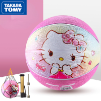 TAKARA TOMY การ์ตูนน่ารัก Hello เด็กบาสเกตบอล Simple โรงเรียนอนุบาลพิเศษ Practice Bounce Ball Bouncing ของเล่น Ball