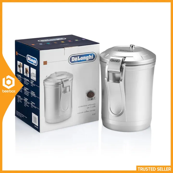 Delonghi DLSC068 Vacuum Coffee Canister 500g Perfect for Coffee Beans