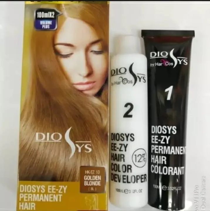 Pewarna Rambut Permanent Diosys Hair Color 100gr / Cat Rambut Golden