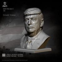 H55MM Resin Bust Kits Donald Trump Figure Model Self-assembled TD-2228