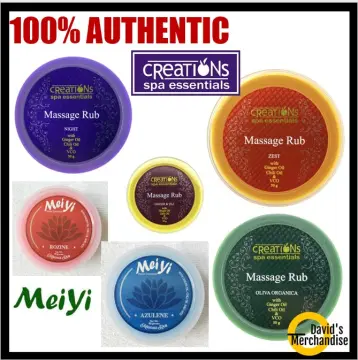 Creations Spa Essentials Massage Rub (50g) - ZEST (Energy/Orange