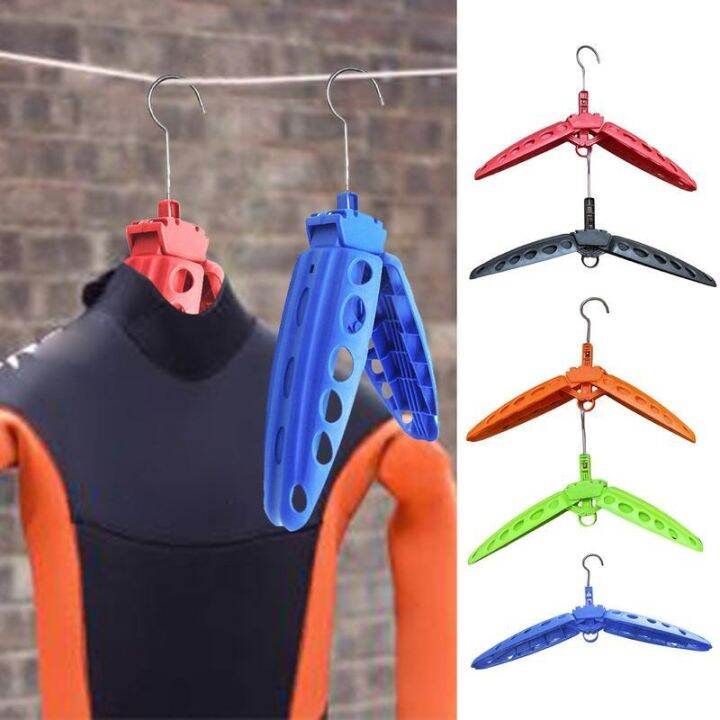 Travel Wetsuit Hanger Fast Dry Suit Hanger Folding Vented Hanger