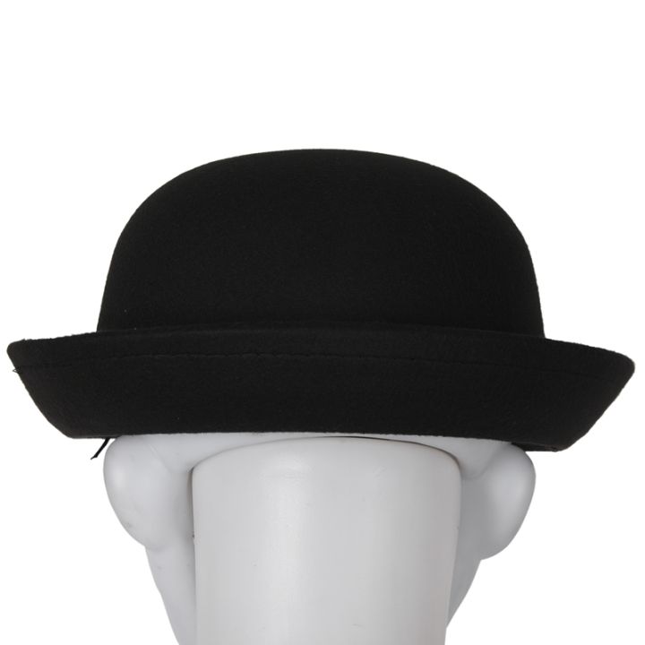 1piece-melon-bowler-hat-hat-bowler-hat-bowler-hat-felt-hat-chaplin-hat-riding-hat-black