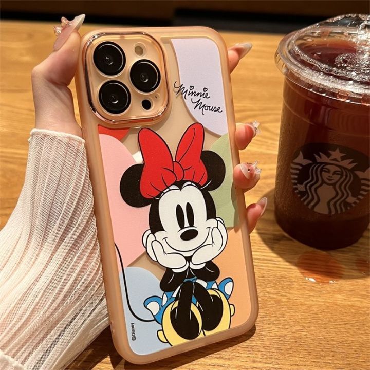 iphone-case-แก้มมินนี่-มาพร้อมฟิล์มเลนส์-apple-14-เคสมือถือ-iphone13promax-ใหม่-12-ชุดละ-11