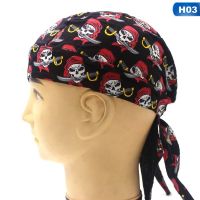 【CC】✙✘  Men Cycling Pirate Cap Ciclismo Cycle Headscarf Bandanas Anti Sweat UV Headwear Sport Headband Scarf