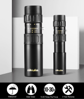 Braun Mall【ส่งจากกรุงเทพ】Original กล้องส่องทางไกล Nikula 10-30x25Zoom Monocular คุณภาพสูงกล้องโทรทรรศน์พ็อกเก็ตกล้องส่องทางไกลปริซึมออปติคอล