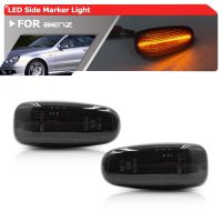 Smoked Amber Led Side Marker Lights For Benz Sprinter 95 06 Vito W638 96 03 E C CLK SLK Class W210 W124 W202 W208 R170 S210