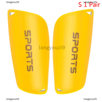 langyouzi9 1คู่ฟุตบอล Shin guards Pads สำหรับเด็กฟุตบอลชินแผ่นรองขาแขน