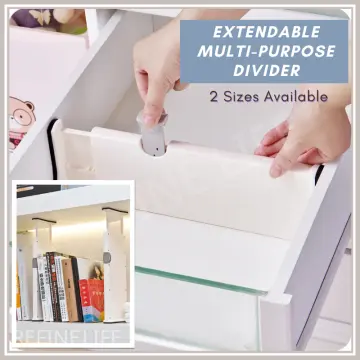 DIY Adjustable Storage Partition Board Plastic Drawer Dividers Bra