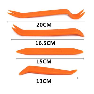 New 4pcs Auto Car Radio Panel Door Clip Trim Dash For BMW 1 2 3 4 5 6 7 Series X1 X3 X4 X5 X6 325 328 F30 F35 F10 F18 GT