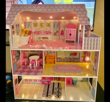 Wooden Doll House Family, Doll Family Pretend Play Figures Skill  Development 7 Dolls For 1:12 Dollhouse