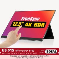 ✙♈ Touch Screen 4K Portable Gaming Monitor F​reesync Screen For Xbox Series X Raspberry Pi 4 HDMI LCD Display 12.5 13.5 Inch IPS PC