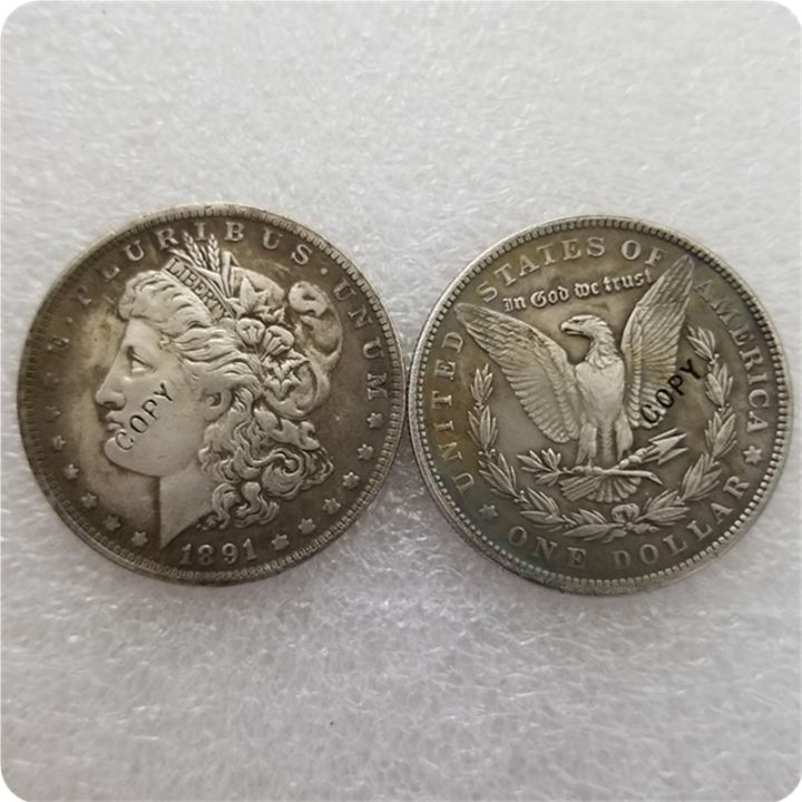 เงินโบราณ-usa-1878-1904-p-morgan-dollar-หยอดเหรียญเหรียญที่ระลึก-แบบจำลองเหรียญเหรียญสะสมเหรียญ-kdddd