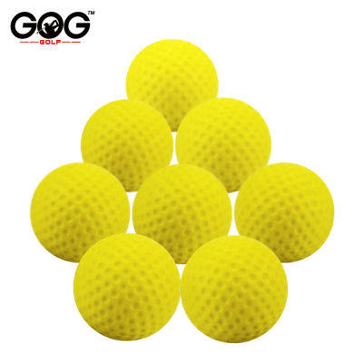 20 pcsbag Bright Color Light Indoor Outdoor Training Practice Golf Sports Elastic PU Foam Balls dropship