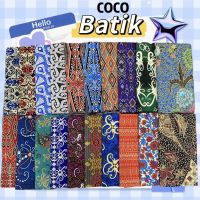 COCOBATIK ผ้าถุง คุณภาพดี 2เมตร เย็บเรียบร้อย ผ้าถุงเย็บแล้ว ผ้าปาเต็ะ ผ้าบาติก （จัดส่งภายใน 24 ชั่วโมง）สีสดสวย NEW!!พร้อมใส่ ผ้าถุงลายมาใหม่