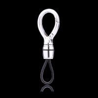 Mens Car Key Chain Pendant Metal Simple Key Chain Waist Hanging Buckle Ring Ornament Business Anti-lost Key Chain