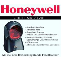 เครื่องอ่านบาร์โค้ด เครื่องอ่านบาร์โค้ดตั้งโต๊ะ Barcode Scanner Honeywell MK7120/ MS7120 Port USB