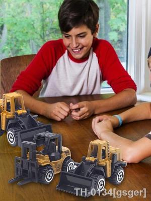 ♣☌ Brinquedo modelo de veículo construção para crianças Rolo escavadeira Modelo empilhadeira Engenharia Fundida Brinquedos menino